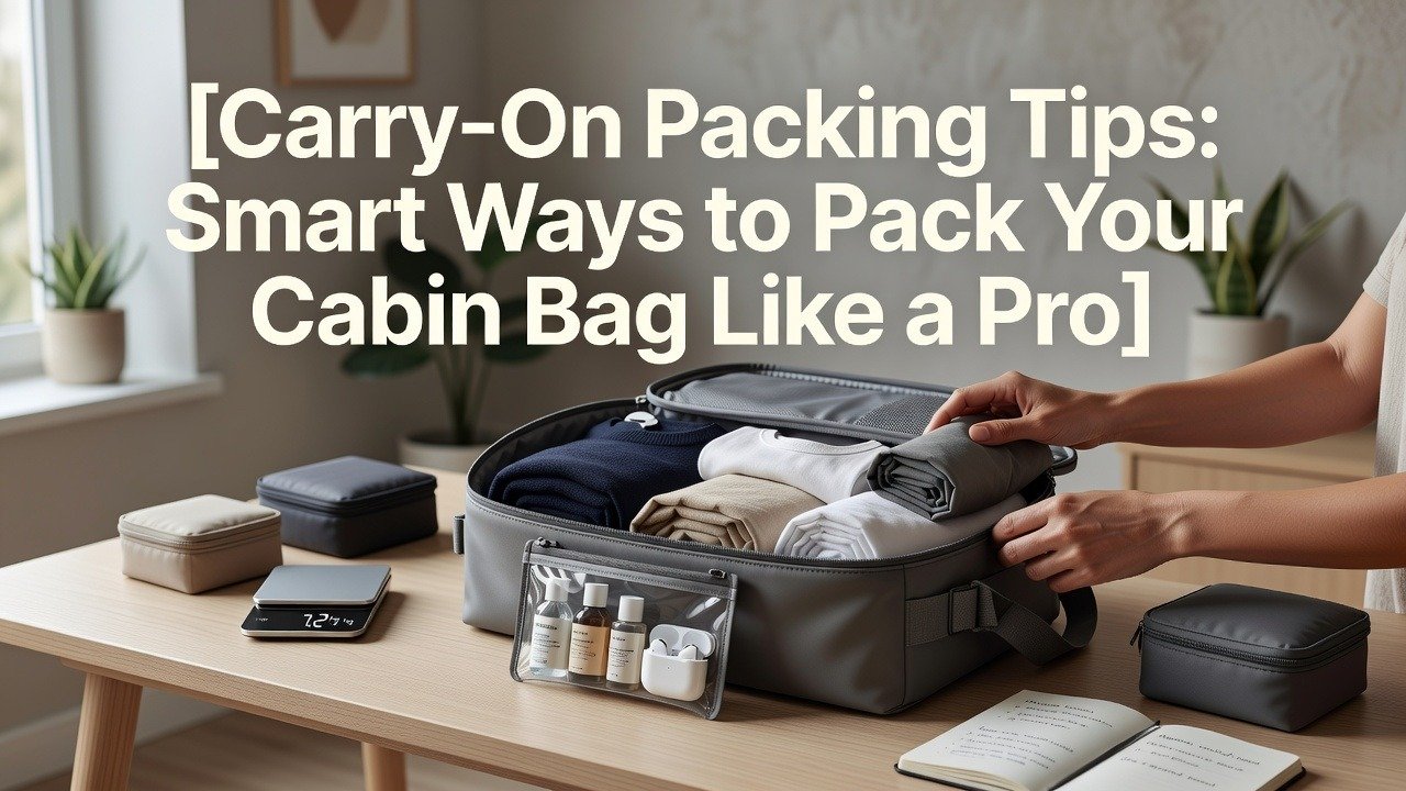 Carry-On Packing Tips: Smart Ways to Pack Your Cabin Bag Like a Pro
