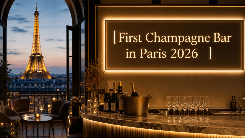 First Champagne Bar in Paris 2026