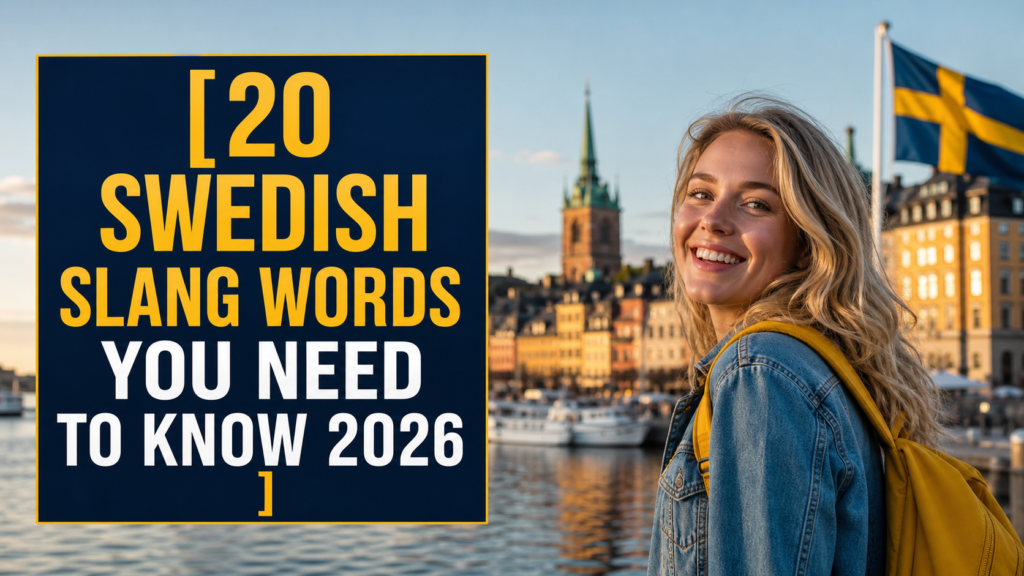 20 Swedish Slang Words You Need To Know 2026