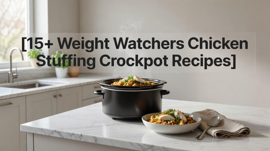 15+ Weight Watchers Chicken Stuffing Crockpot Recipes